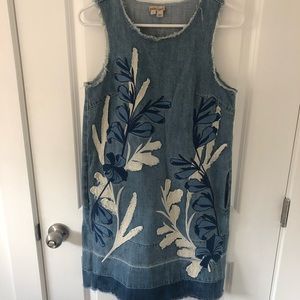 DENIM ANTHROPOLOGIE XS DRESS